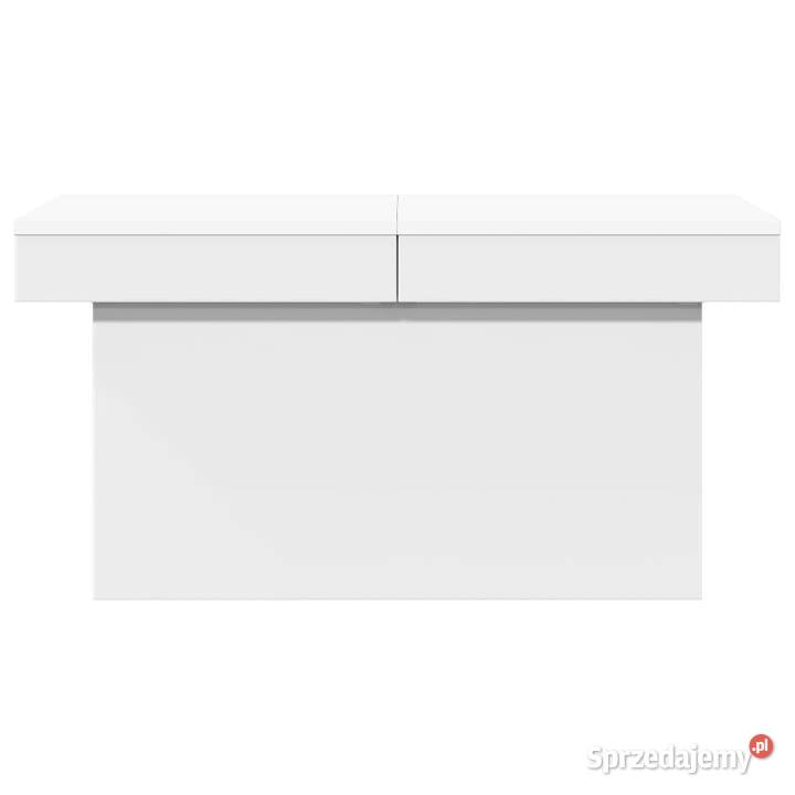 Stolik kawowy biały 80x55x40 materiał Meble Warszawa
