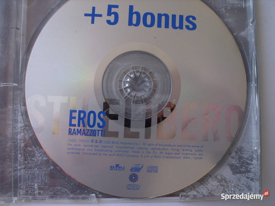 POP CD eros ramazzottistilelibro Wołów