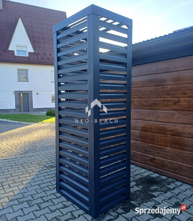 Osłona pompy ciepła 70x50x200 antracyt Zabudowa Wągrowiec