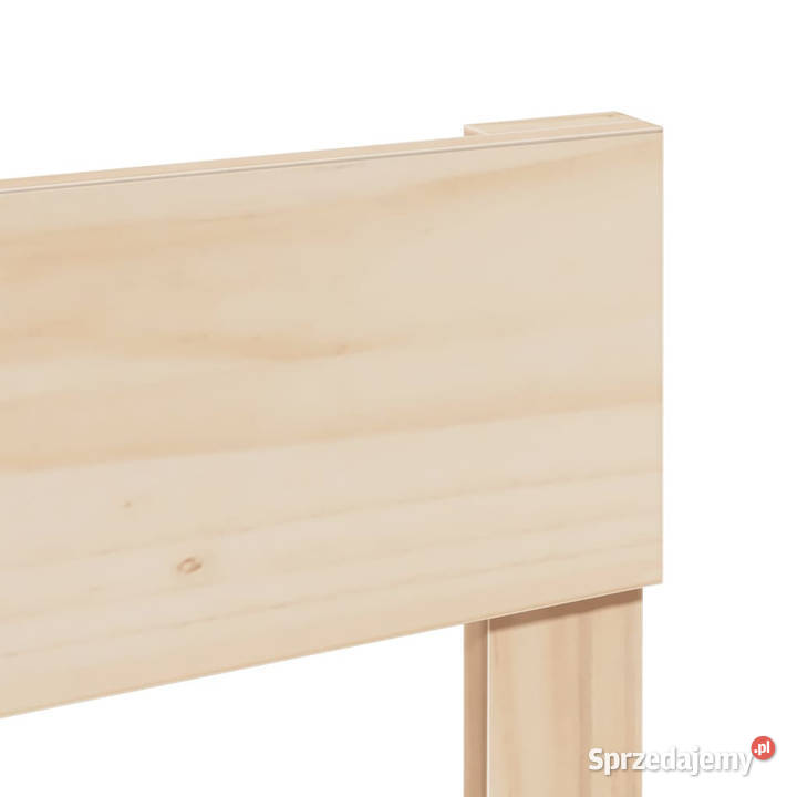 Rama łóżka bez materaca lite drewno sosnowe 202cm Warszawa sprzedam