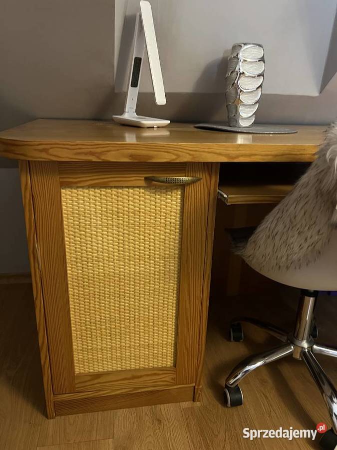 zestaw mebli duże łóżko biurko z drzewa Bielsk Podlaski