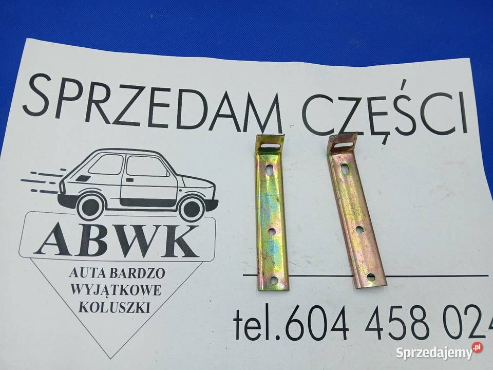 Mocowanie tablicy rejestracyjnej do zderzaka Koluszki