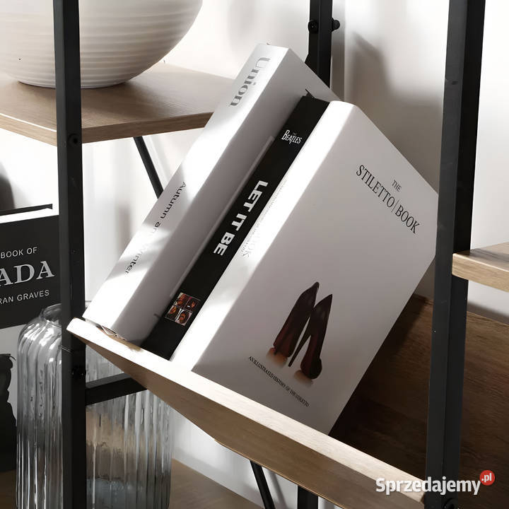 Nowoczesny stojący regał metalowy stelaż 11 126cm Wrocław sprzedam