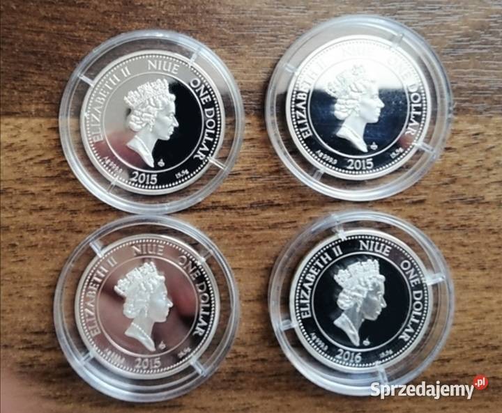 Aureus Novus srebrna moneta DIANA NEPTUN Opole