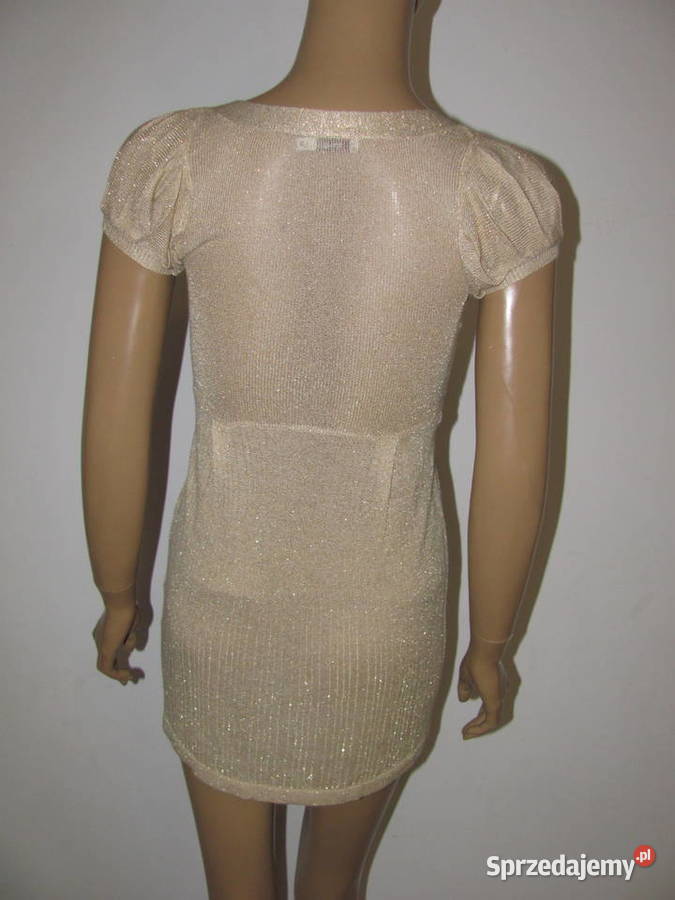 złota tunika INFLUENCE r10 dress gold Zamość