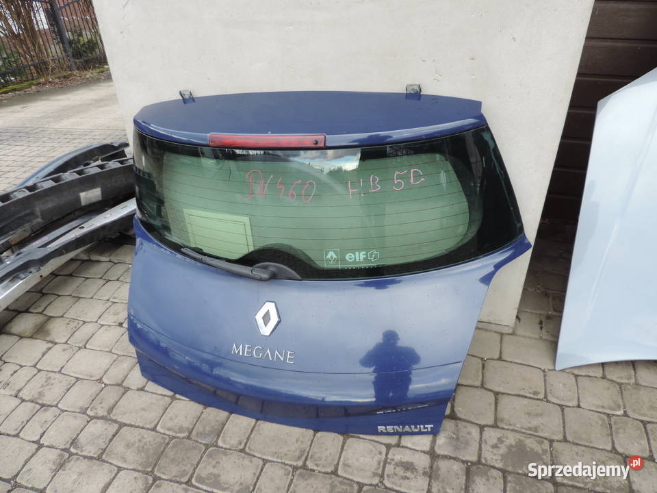 RENAULT MEGANE 2 II HB KLAPA TYLNA BAGAŻNIKA Klapy bagażnika Nowy Sącz sprzedam