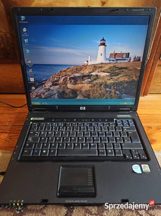 Stary laptop HP z zasilaczem Wieluń