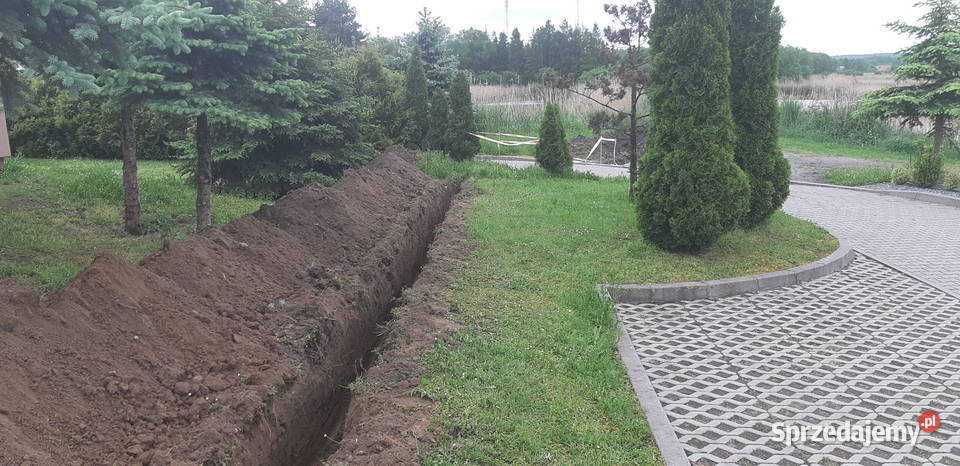 Prace ziemne mini koparką Sulęcin