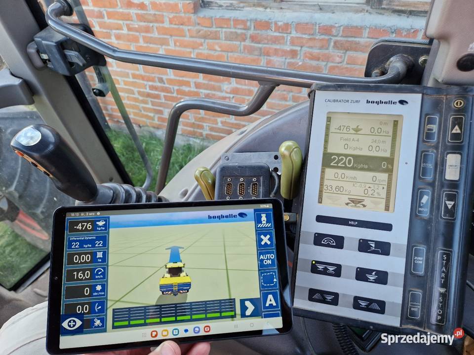 Rozsiewacz Bogballe M2W Dynamic waga kontrola Żelechlinek