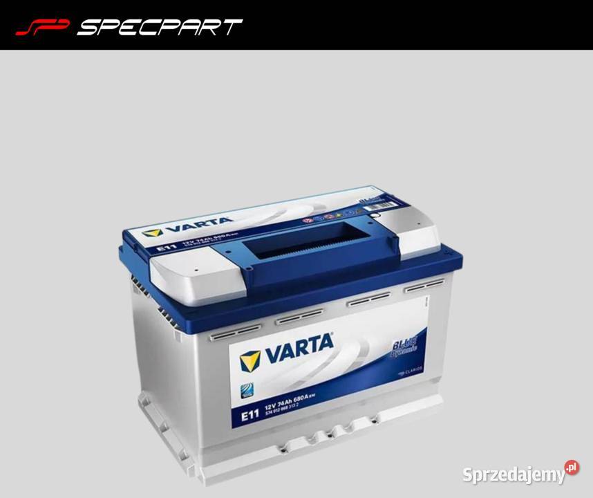 Akumulator VARTA Blue E11 74Ah 680A DARMOWA osobowe Płock