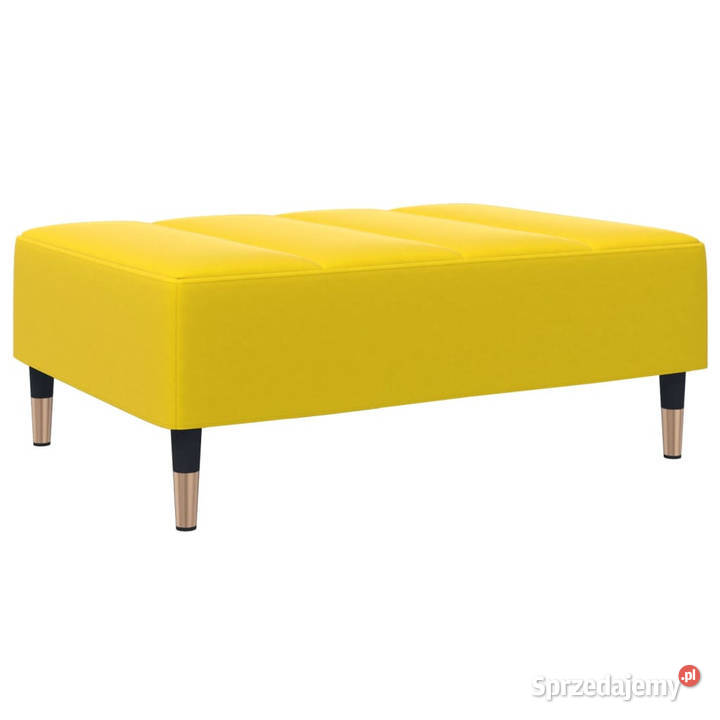 Podnóżek żółty 77x55x31 aksamit WM4007397 Warszawa