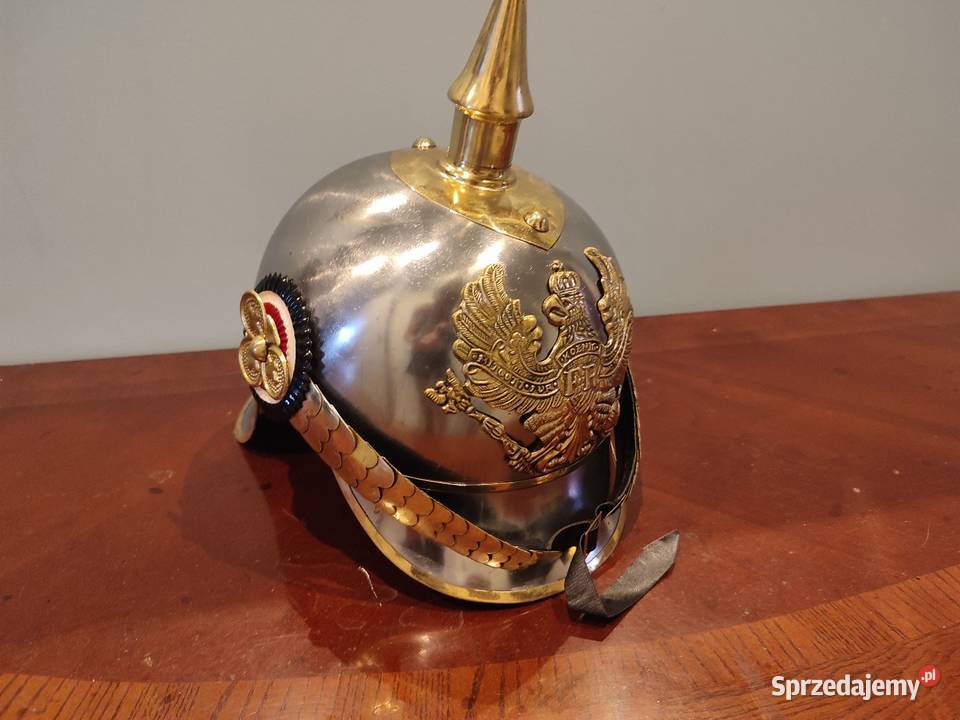 Piękny hełm pruski Antyki Łódź sprzedam