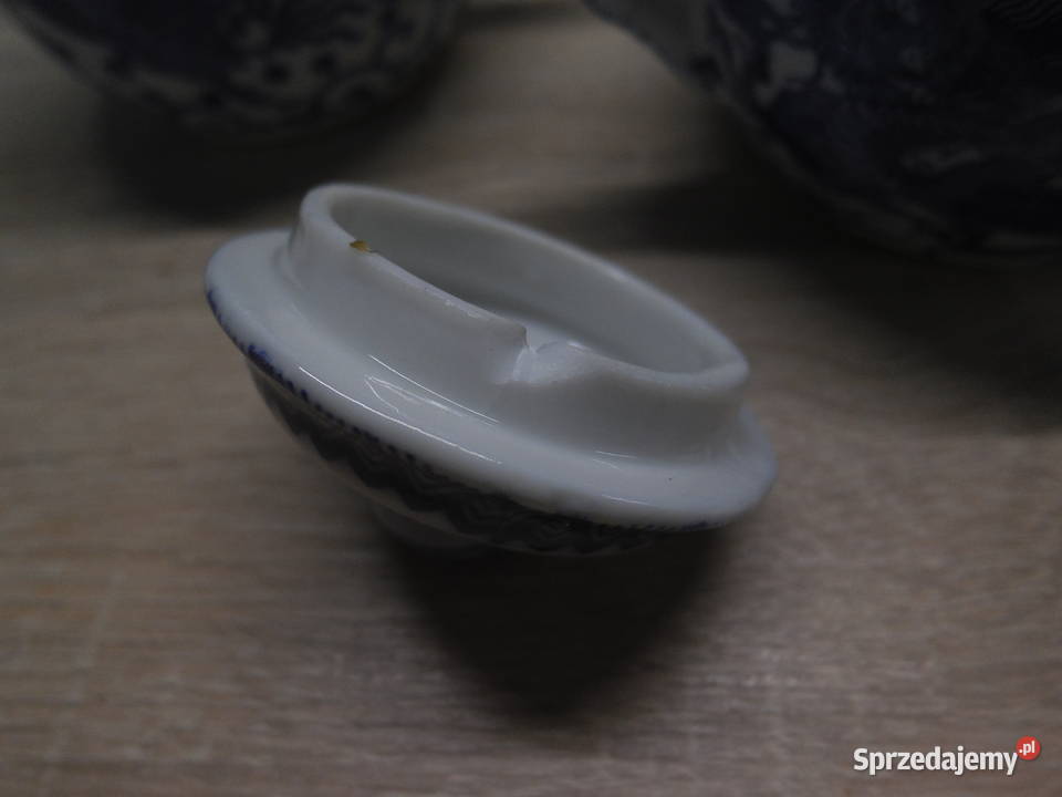 Porcelanowa cukiernicamlecznik ChinyJaponia
