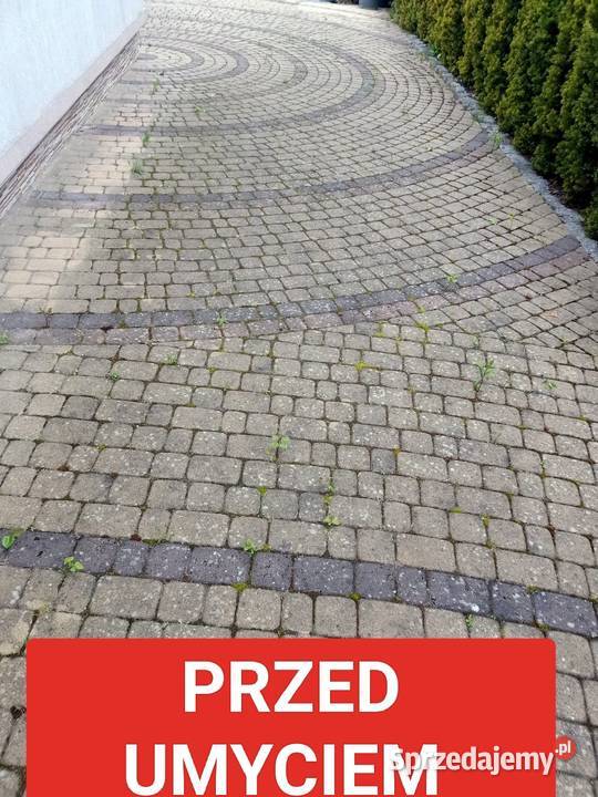 Mycie kostki brukowej elewacji Działdowo