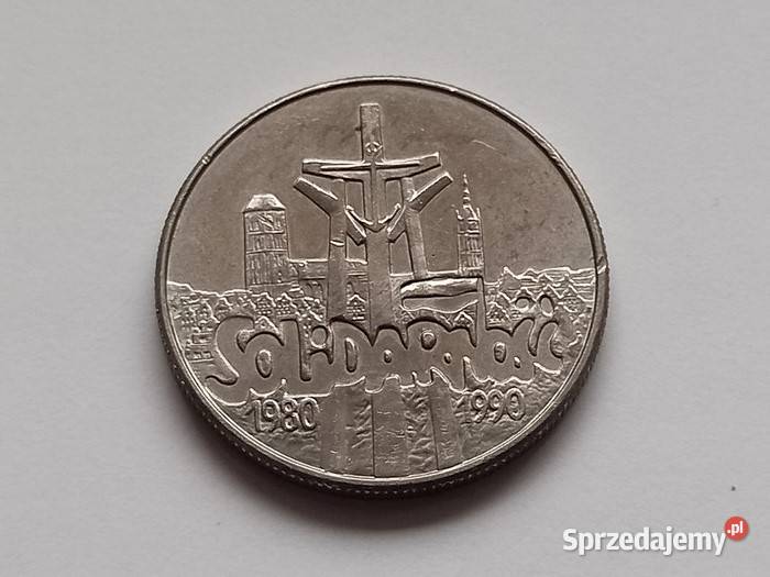 Moneta 10000 zł  10. rocznica powstania Solidarności