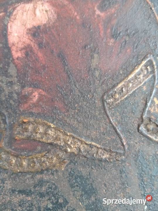 Święty obraz olej na blasze Gdów sprzedam