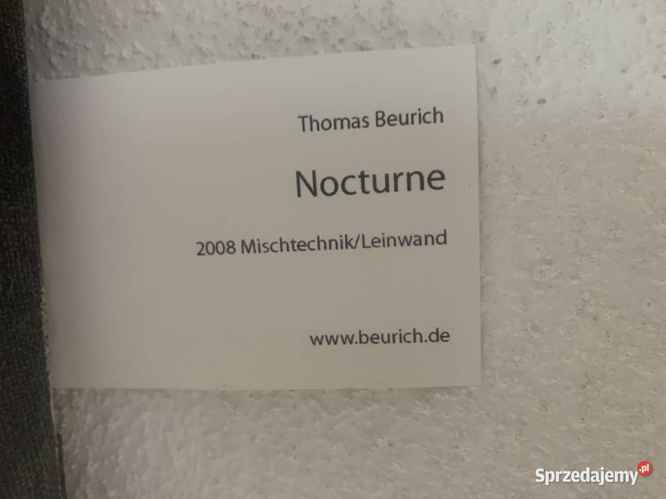 Nocturne duży obraz olejny ręcznie malowany o sprzedam