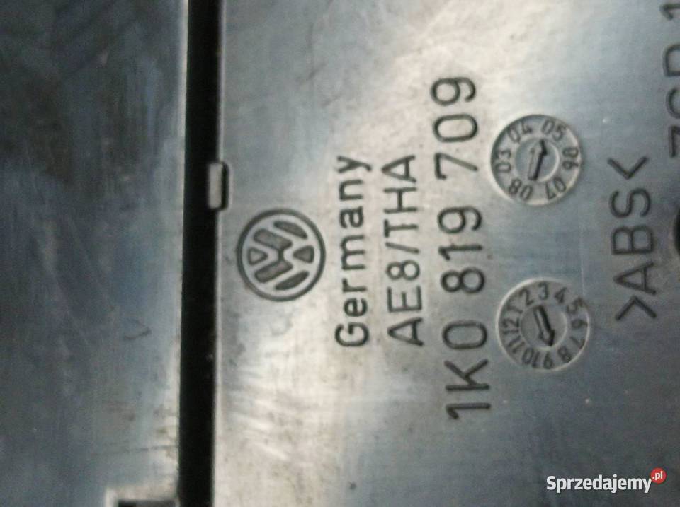 KRATKI NAWIEWU PRAWA LEWA DESKI KPL 1K0819709 VW