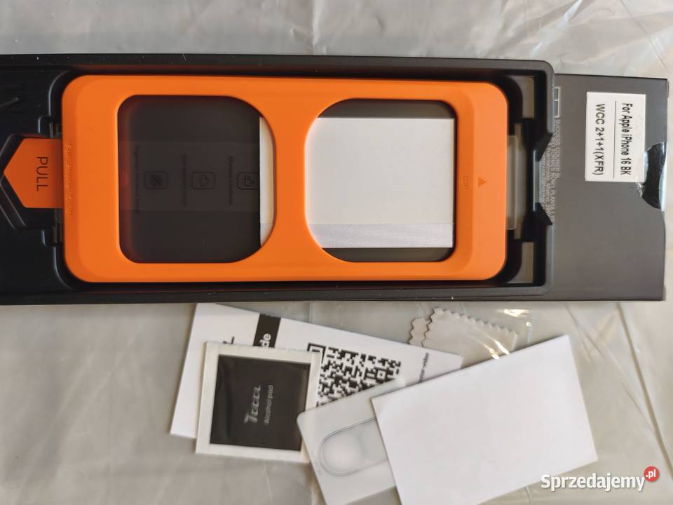 Szkło hartowane z aplikatorem do iPhone 16 Pro Pozostałe Palędzie sprzedam