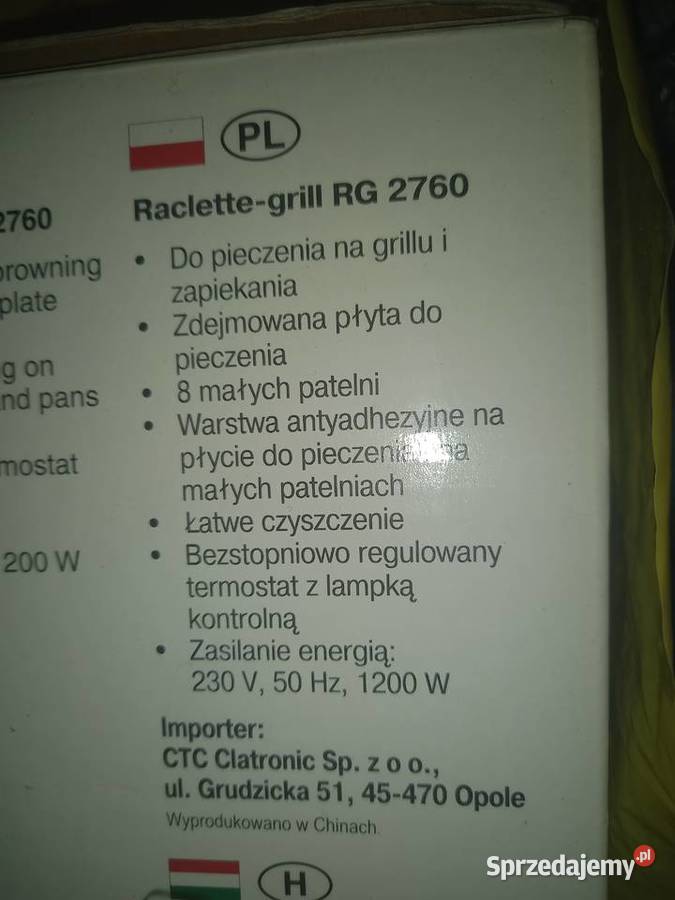 Sprzezm Grill Rożno Elektryczne Częstochowa sprzedam