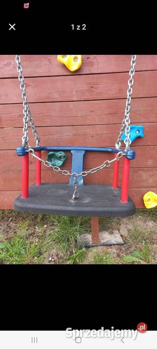 Huśtawka stalowa łańcuch ocynk 18 długości Adamki sprzedam
