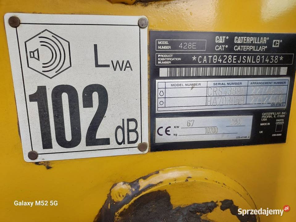 Cat 428E Koparko ładowarka Caterpillar Limanowa