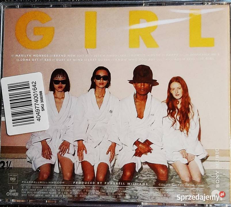 Album CD Pharrell WilliamsAlbum Girl Happy Warszawa