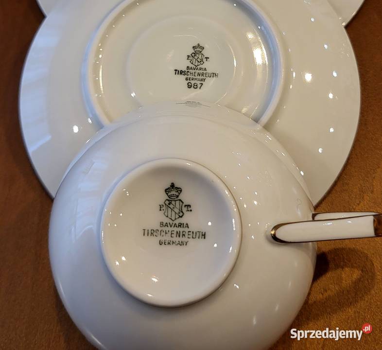 Tirschenreuth Bawaria zestaw śniadaniowy ecru Szczecin