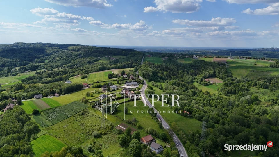 Działki budowlane z widokiem na Tatry asfalt Zabłędza