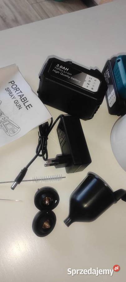 Pistolet do malowania bezprzewodowy komplet 2 Krotoszyn