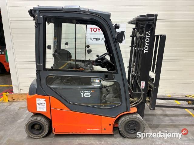 Bezpośrednio od Dealera TOYOTA 8FBM16T salon POLSKA tylko 4517 mth! Kabina