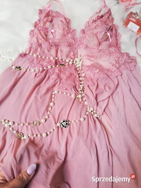 seksowna koszulka transparentna różowa Rozmiar XXL mazowieckie Warszawa