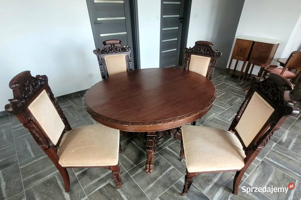 STÓŁ i 4 KRZESŁA opolskie Nysa