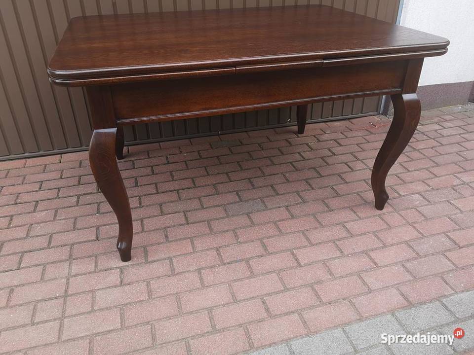 Stół Dębowy Duży Zgrabny 248 Antyk Stary Swarzędz