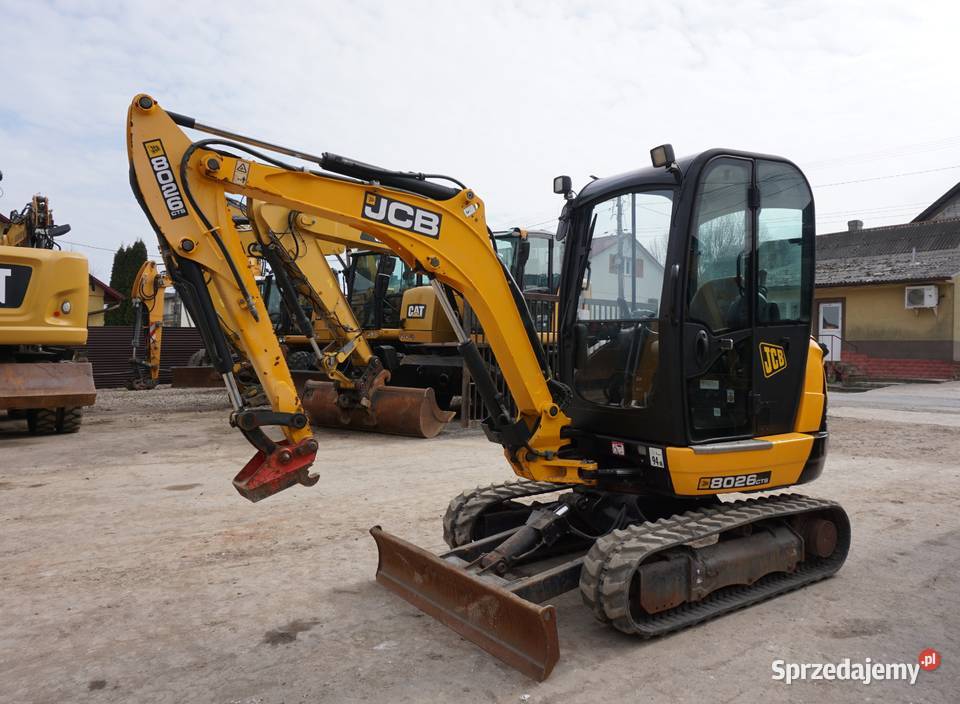 Minikoparka JCB 8026 2017 Koparki Jeziorko sprzedam