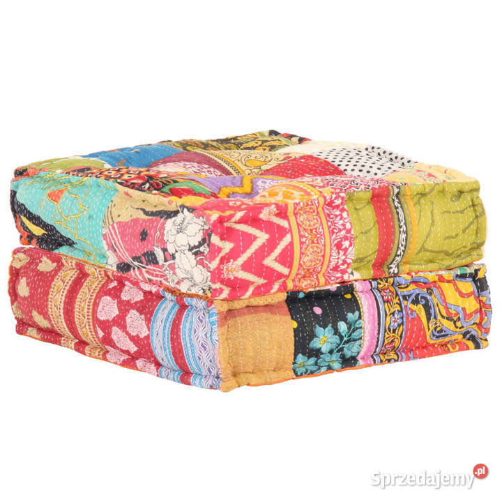 Puf 60x70x36 patchwork tkanina WM287707 mazowieckie Warszawa