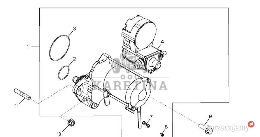 John Deere 9470RX Zestaw rozrusznika RE539584 Jastrzębniki