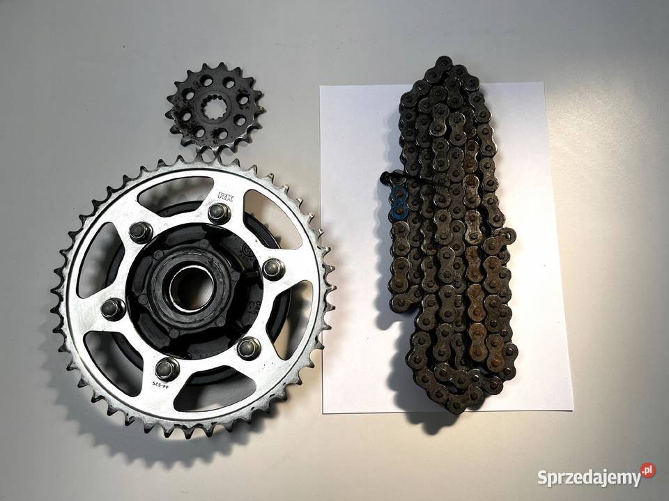 SUZUKI GSXS 1000F 1619 Napęd kpl zębatki łańcuch Łobżenica
