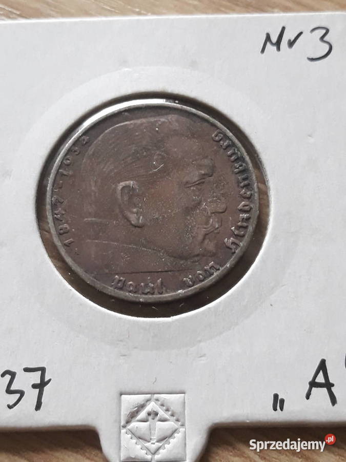 2 Marki Paul von Hindenburg 1937 r men A 3J Konin