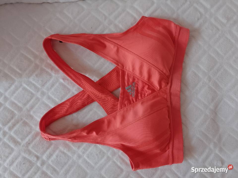 ML ADIDAS Pomarańczowy top fitness bokserka Topy i koszulki małopolskie Kraków