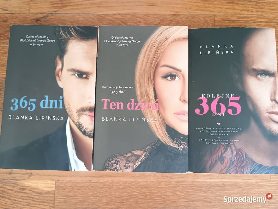 Książki 3 części 365 dni Wrocław