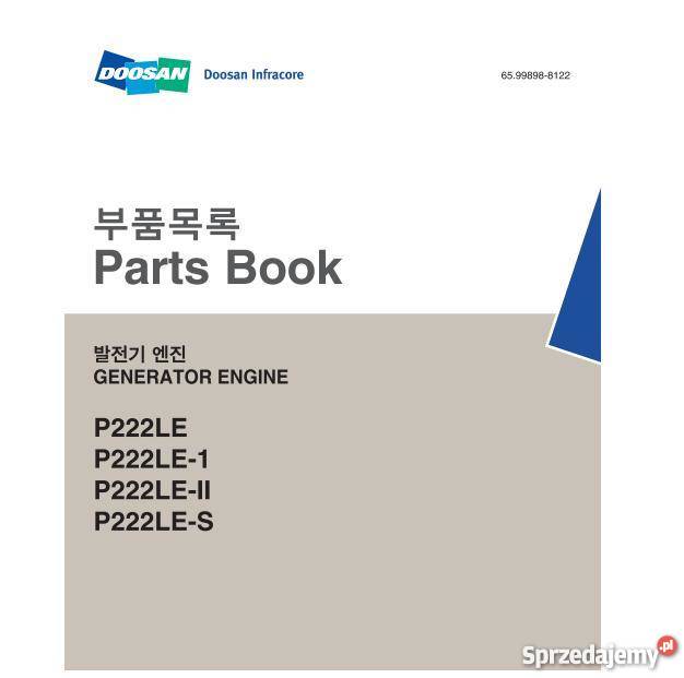 Doosan P222LE1 P222LEII P222LES P222LE katalog Kielce sprzedam