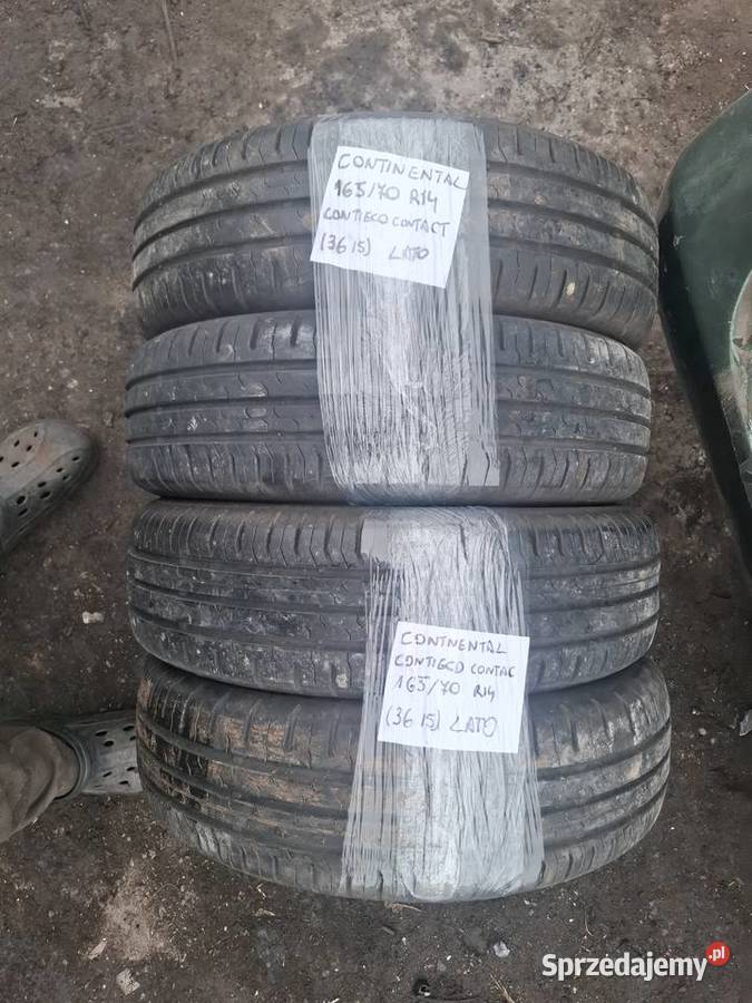 4 opony letnie CONTINENTAL 16570 R14 14cale