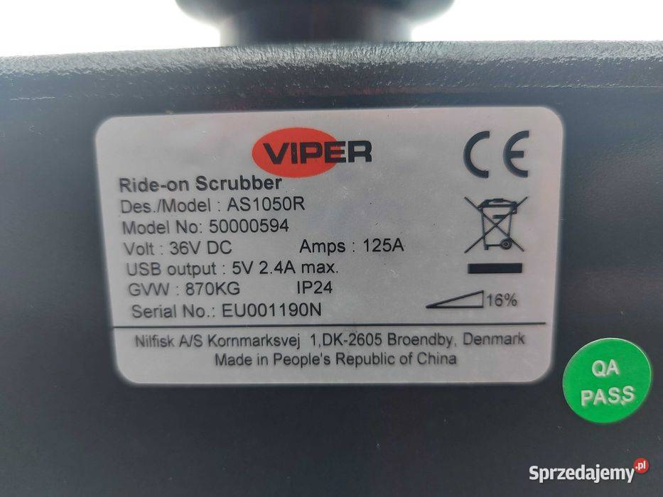 Automat Szorujący Samojezdny VIPER AS 1050r Nowy Sułów