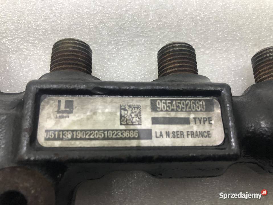LISTWA WTRYSKOWA PEUGEOT 207 9654592680 16HDI