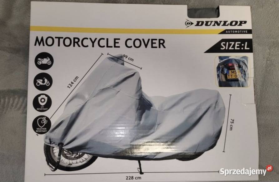 Pokrowiec mtocyklowy Dunlop L Poznań sprzedam
