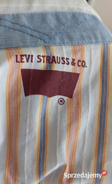 Koszula męska Levi Strauss Co M krótki rękaw kolorowy Kraków sprzedam