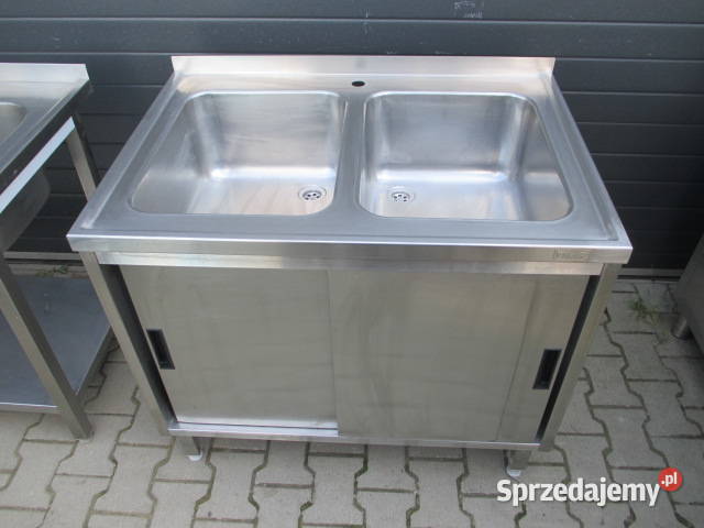 Zlew Gastronomiczny 2 Komorowy Drzwi Suwane Ostrów Wielkopolski