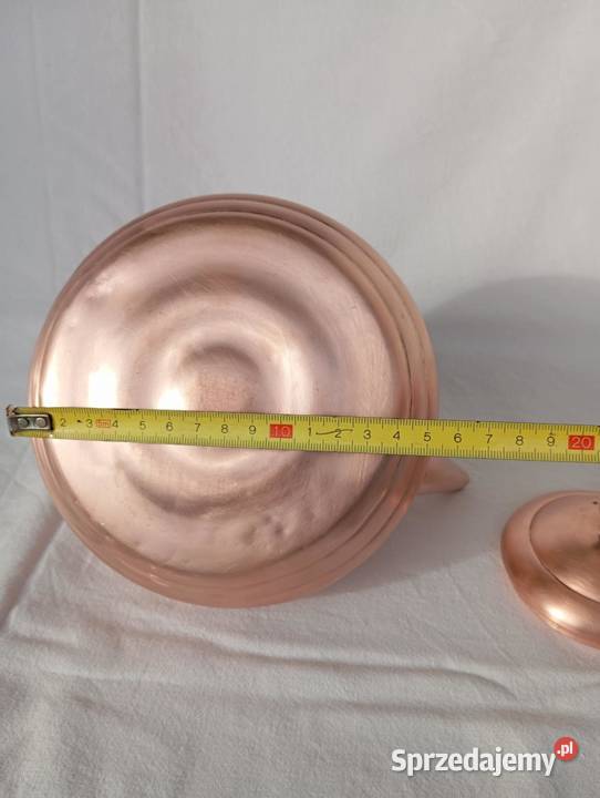 CZAJNIK IMBRYK MIEDZIANY STARY opolskie