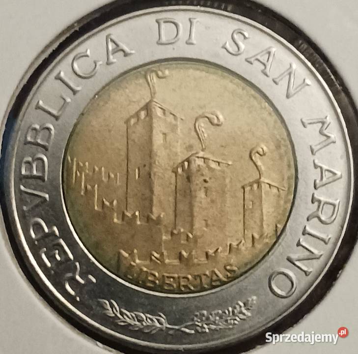 500 Lirów San Marino 1993 r wielkopolskie Konin